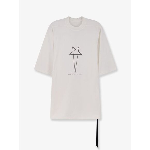 Drkshdw Men Cotton T-Shirt With Logo On The Front
